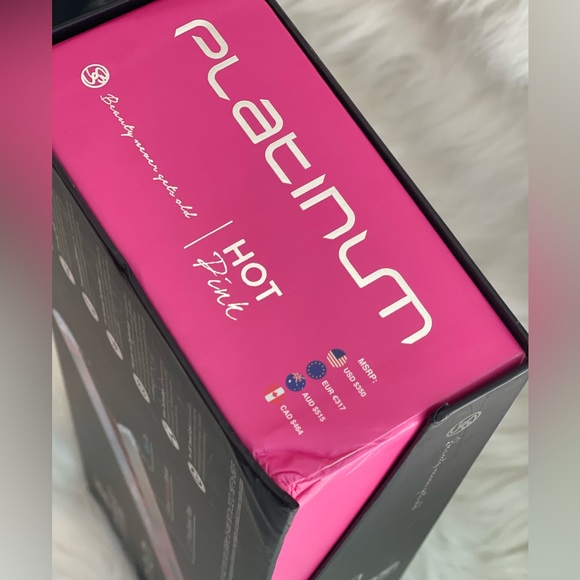 Royale Hair Straightener 100% Ceramic Plates Flat iron pink ‼️NEW‼️FINAL PRICE‼️ - Picture 3 of 3